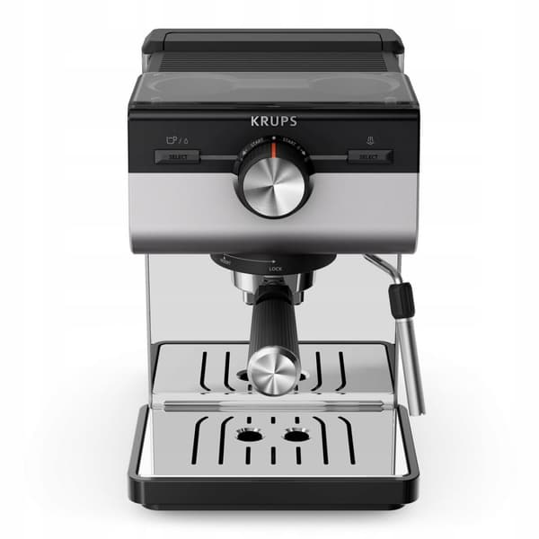 Krups Authentic XP384E10 espressomaskin, 2 l, rostfritt stål