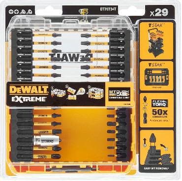 DEWALT FLEXTORQ -TERÄSARJA 29-OSAINEN