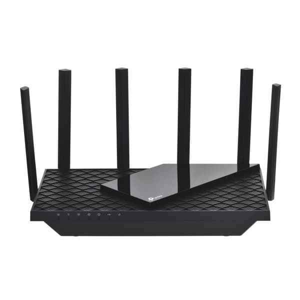 TP-LINK Archer AX72 PRO router sort, 6 antenner, 4804 Mbit/s