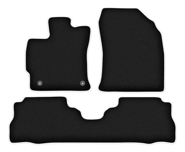 Bilmåtter CARLUX-SILVER til Toyota Prius III Plus hatchback (2011-2015)