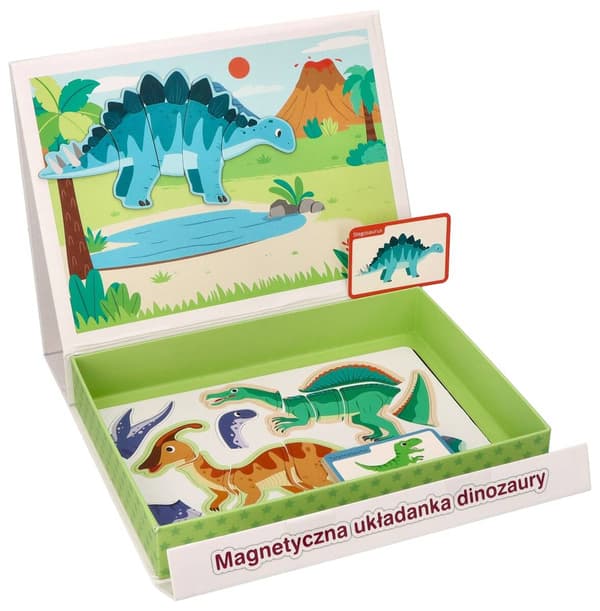 Magnetiskt pussel - Dinosaurier