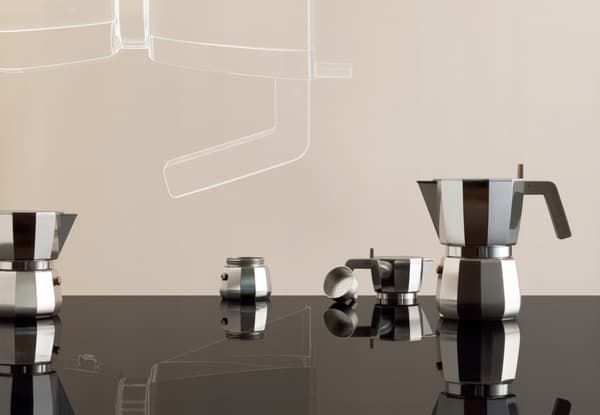 ALESSI MOKA 3-KOPPAR KAFFEBRUKARE