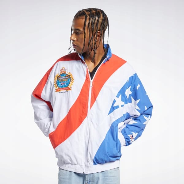 Reebok herrjacka flerfärgad logotyp M