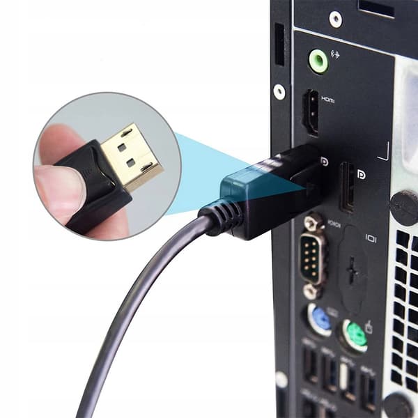 DISPLAYPORT DP v1.4 - HDMI v2.0 4K-adapterkabel