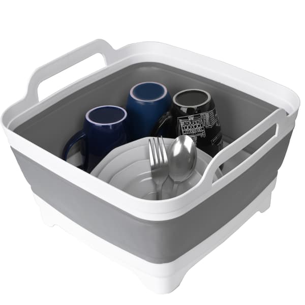 Taittuva wc-istuin viemärillä, valkoinen ja harmaa, COMPACT