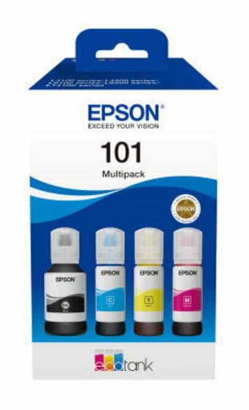 Epson 101 bläckflaskor multipack (C13T03V64A) — set med 4 färger