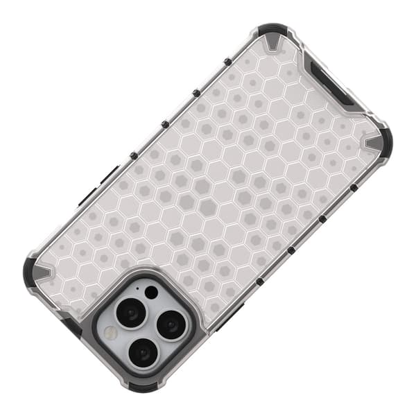 Honeycomb Armored Case med Gelram iPhone 13 Pro Max Röd