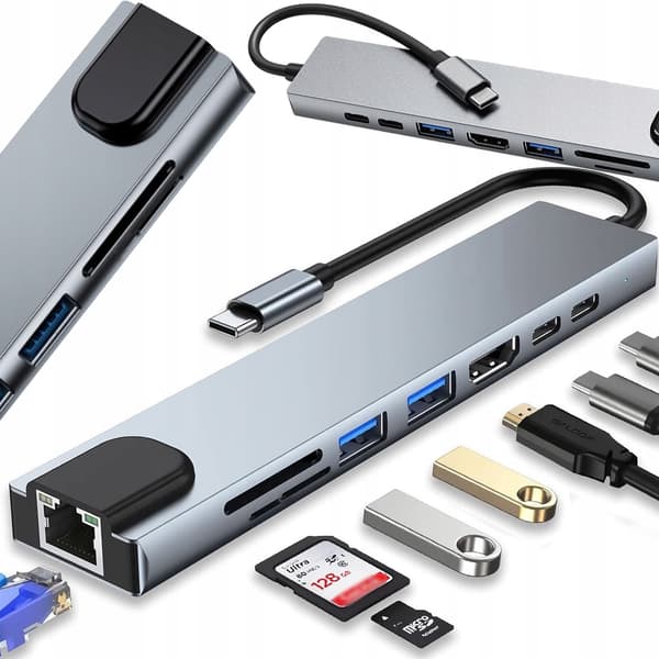 USB-hub 8-in-1 (200)