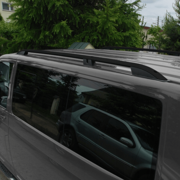 Kattokaiteet FORD TRANSIT CUSTOM LONG vuosilta 2012-2023, MUSTA