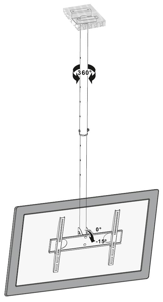 TV/NÄYTTÖTELINE BRATECK-PLB-CE344