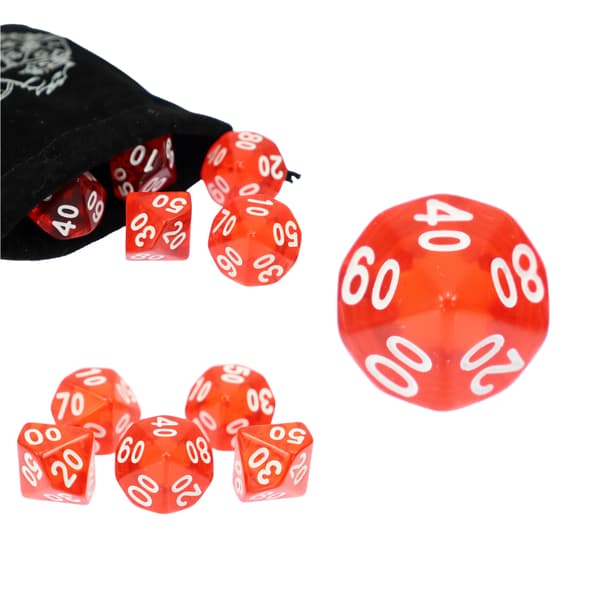 RPG terninger New Armor sæt med 7 metalterninger