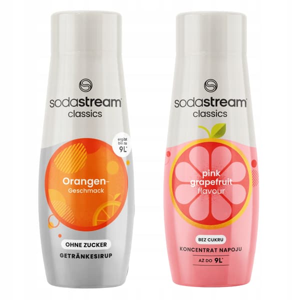 SodaStream Orange Zero Sirup Sukkerfri Appelsin + Grapefrugt
