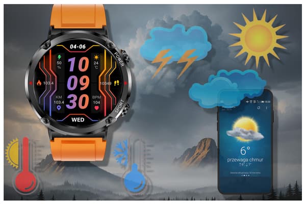 GRAVITY GT21-2 SMARTKLOCKA FÖR HERR – BLUETOOTH-SAMTAL, EXTRA ARMBAND (sg025b)