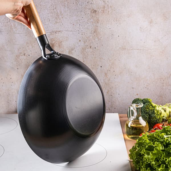 WOK MED MARMORBELÄGGNING 30 cm KINGHOFF KH-1983