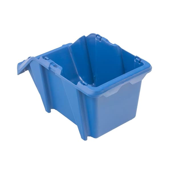 Mega-M lagerkontainer plastbox 155x250x120 mm blå 6-pack