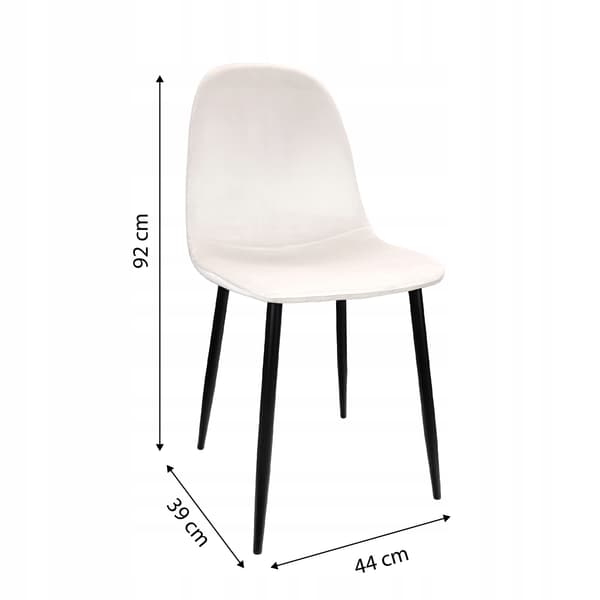 KLÄDD STOL VARDAGSRUM KONTOR SALERNO BEIGE