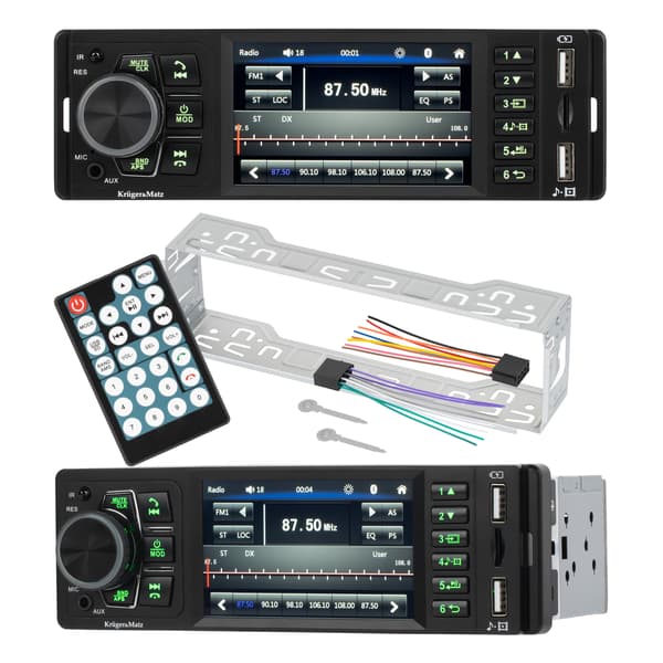 Rörförstärkare Bluetooth 5.1 aptX HD LED AUX Kruger&Matz A80-PRO