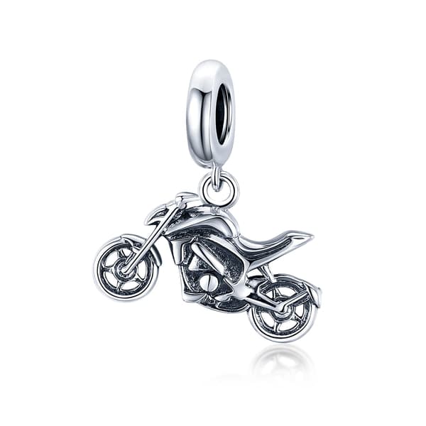 Motorcykelberlockhänge i silver 925 pärlor