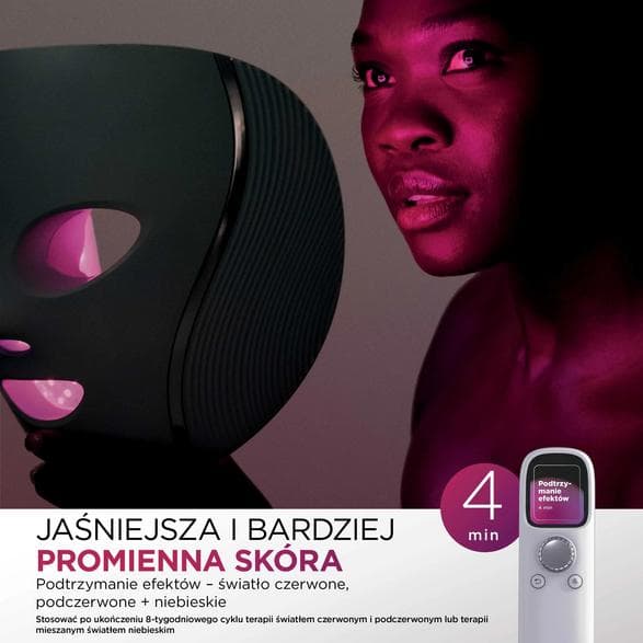 SHARK FW312EUPL CryoGlow Lila LED-kasvomaski