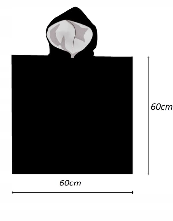 REAL MADRID PONCHO HANDDUK 100% bomullsponcho
