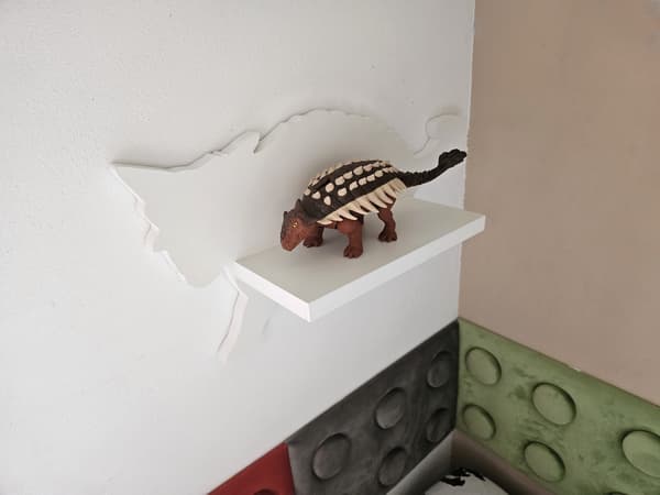 Dinosaurus-Ankylosaurus Prestige Shelf