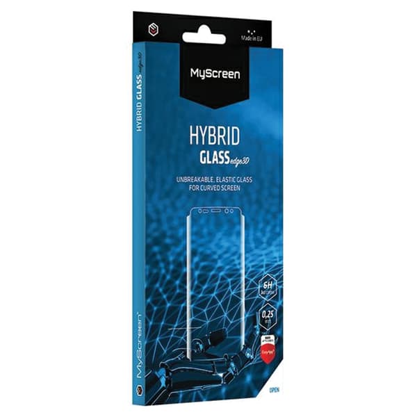 MS HybridGLASS Edge 3D iPhone 7/8 vitt hybridglas
