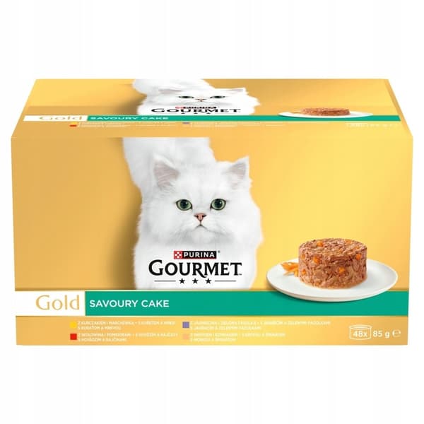 PURINA GOURMET GOLD våtfoder för katter 48x85g