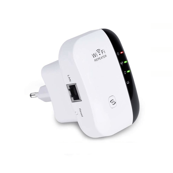 Signalforstærker Wi-Fi Repeater LAN 300Mbps Trådløst Internet AP