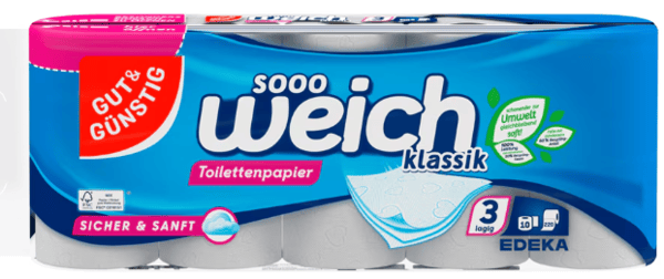 G&G 3-lags toiletpapir 10 x 220 ark