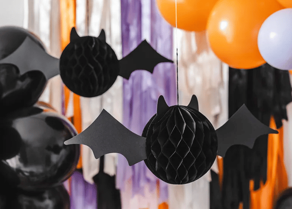 Halloween BAT-paperikoriste 45x17cm
