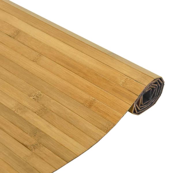 vidaXL Rektangulär matta, naturlig, 60x500 cm, bambu