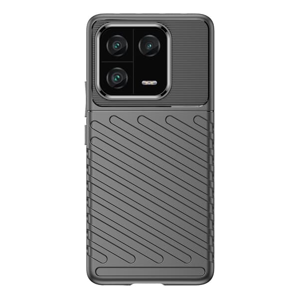 Thunder Case etui til Xiaomi 13 Pro silikone panser cover sort