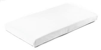 Hvidt jerseylagen 140x70