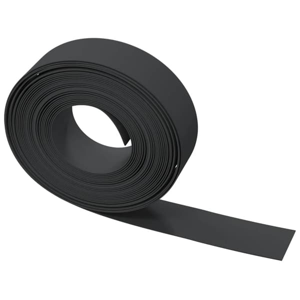 vidaXL havekant, 5 stk., sort, 10 m, 15 cm, polyethylen