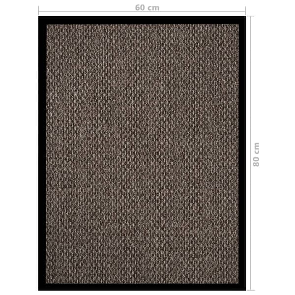 vidaXL Ovimatto, Beige, 60x80 cm