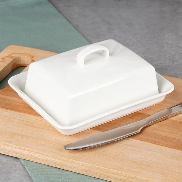 hvid keramisk smørret