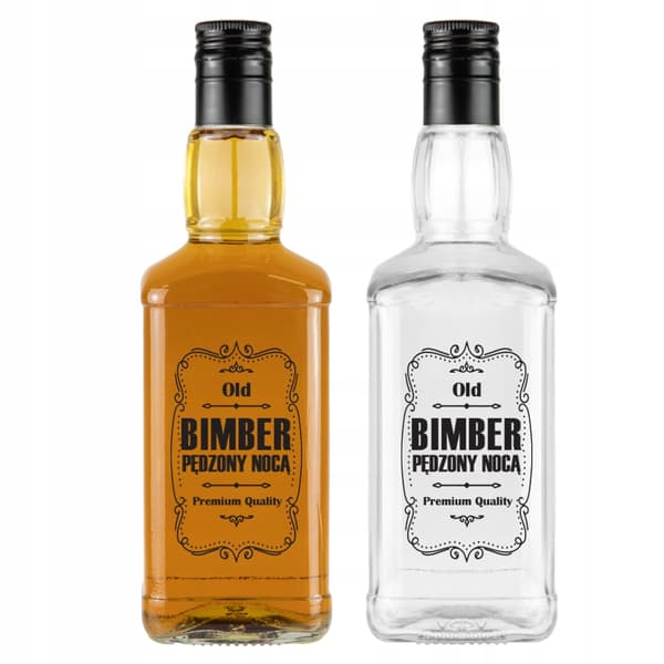 10x DANIELS 500ml flaskor med tryck för BIMBER Likörer Vin Bröllop