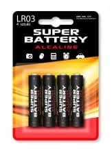 ALKALINE BATTERIER LR03 AAA LEWIATAN