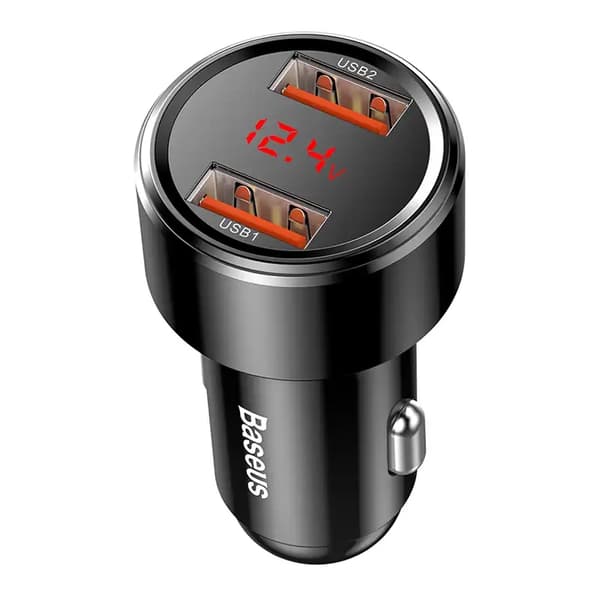 Baseus Magic Billaddare 2x USB QC 3.0 45W (Svart)