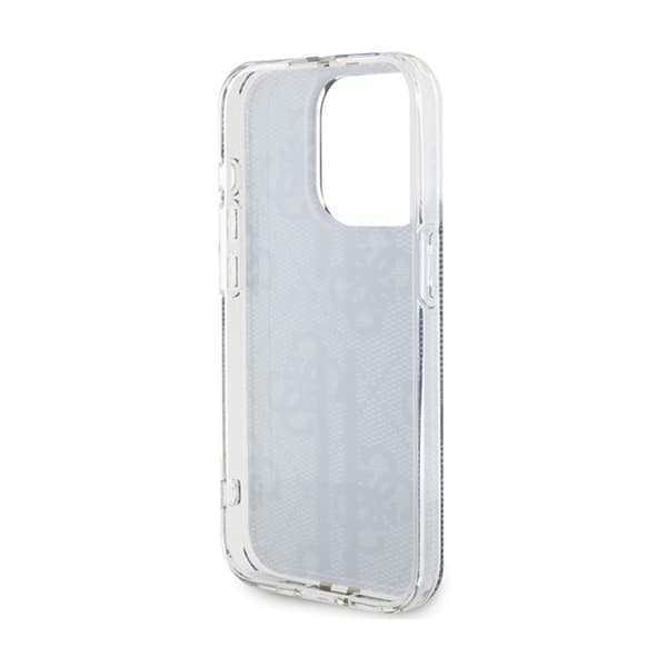 Guess IML 4G Guldstribet - iPhone 15 Pro Etui (Sort)