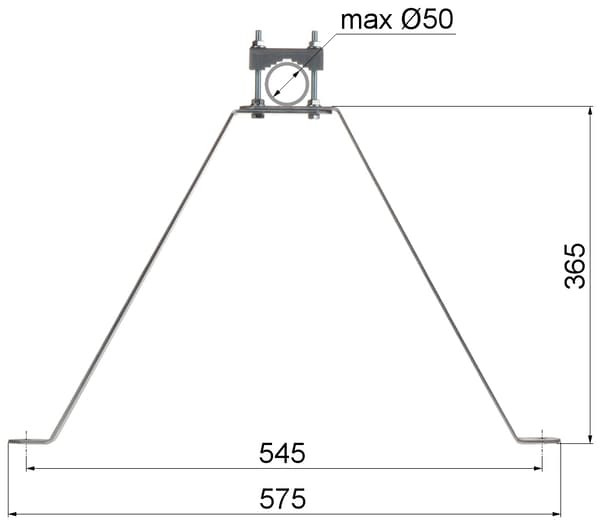 OMP Seinäkiinnike OMP-50L40 50 mm x 40 mm