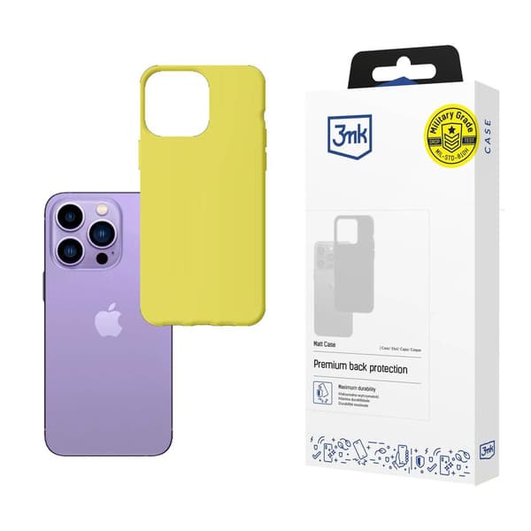 Apple iPhone 14 Pro - 3mk Matt cover lime