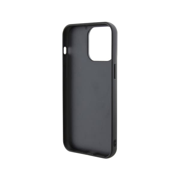 Karl Lagerfeld 3D gummi multilogo - iPhone 15 Pro Max cover (sort)