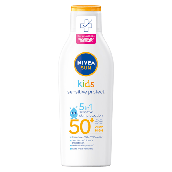 Nivea Solcreme Børn Sensitiv P&P SPF50+ 200ml