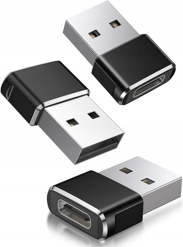 Basesailor-sovitin USB-USB-C-kaapelilla, 3 kpl.