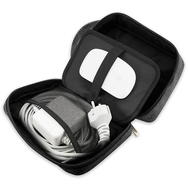 Guess taske GUHBP4RPSK organizer sort/sort 4G trykte striber