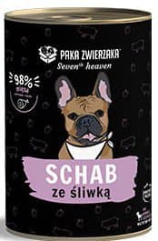 Pet Paka | Seventh Haven | Våtfoder för hundar 400g - Fläskkarré med plommon 400g