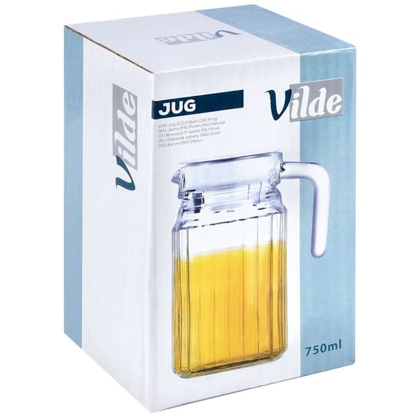 Lasinen kannu kannella 650 ml