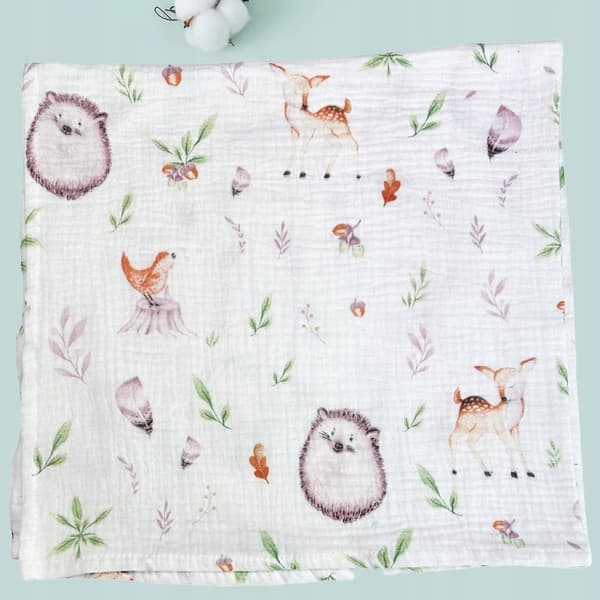 Plumeri Muslin Bleer Sæt med 3 Farver 70x70 cm