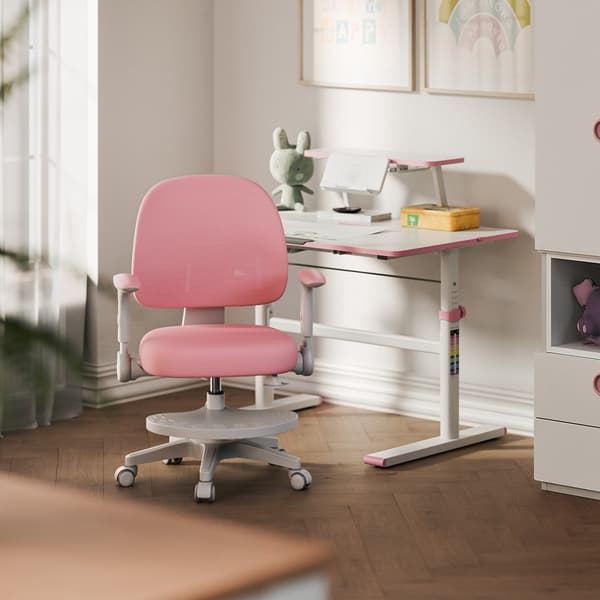 Junior 5.0 Rosa snurrstol